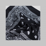 šatka ROCK ornamenty čierna s rockovým vzorovaním materiál: 100%bavlna rozmery: 55x55cm